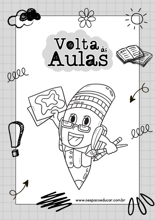 Volta às aulas: para colorir!