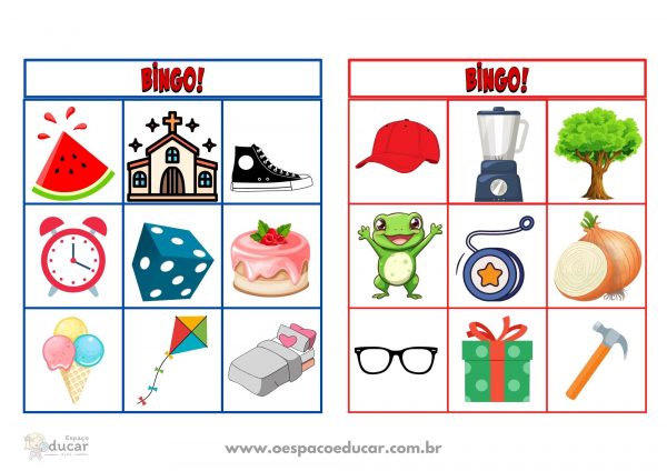 Bingo da letra inicial!