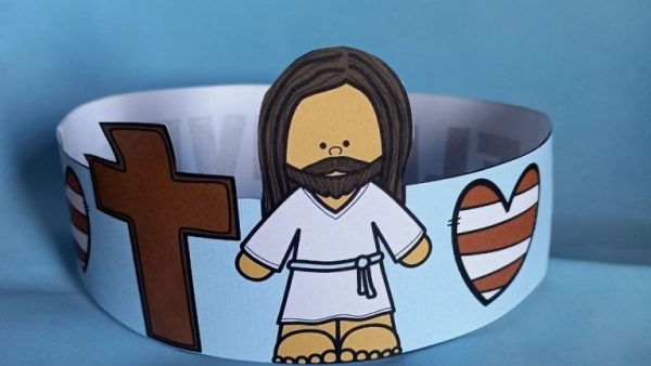 Coroa de Páscoa “Ele vive”!