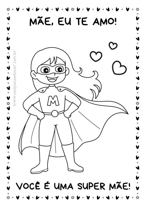 Dia das Mães: para colorir!