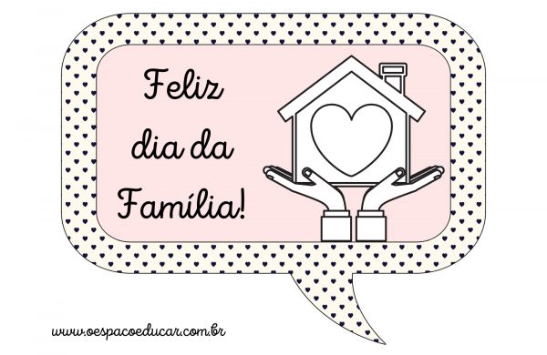 Dia da Família: 19 modelos de plaquinhas comemorativas!