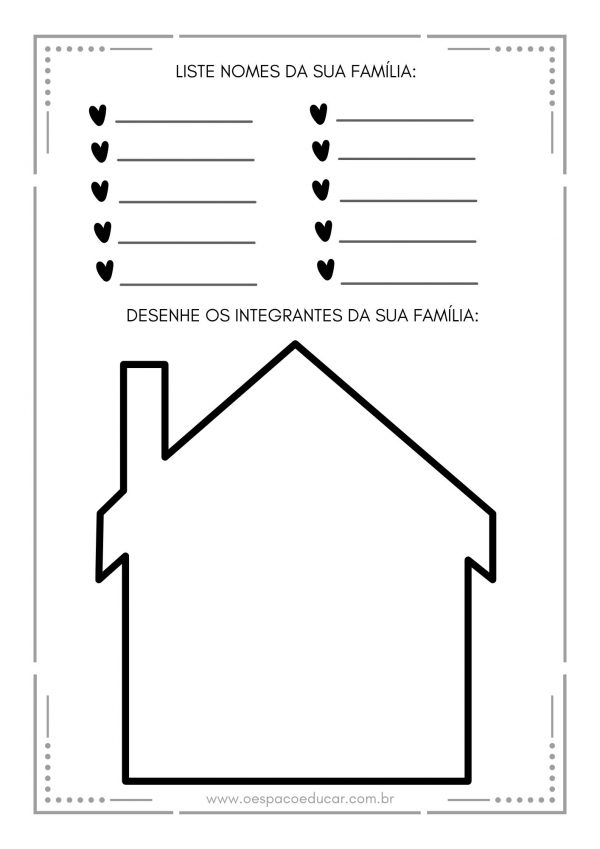 Dia da Família: atividades!