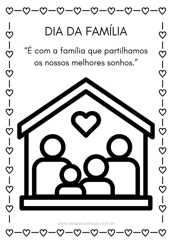 Dia da Família: atividades! - Blog Espaço Educar