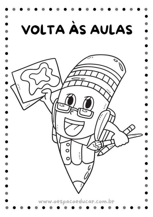 Volta às aulas: para colorir!