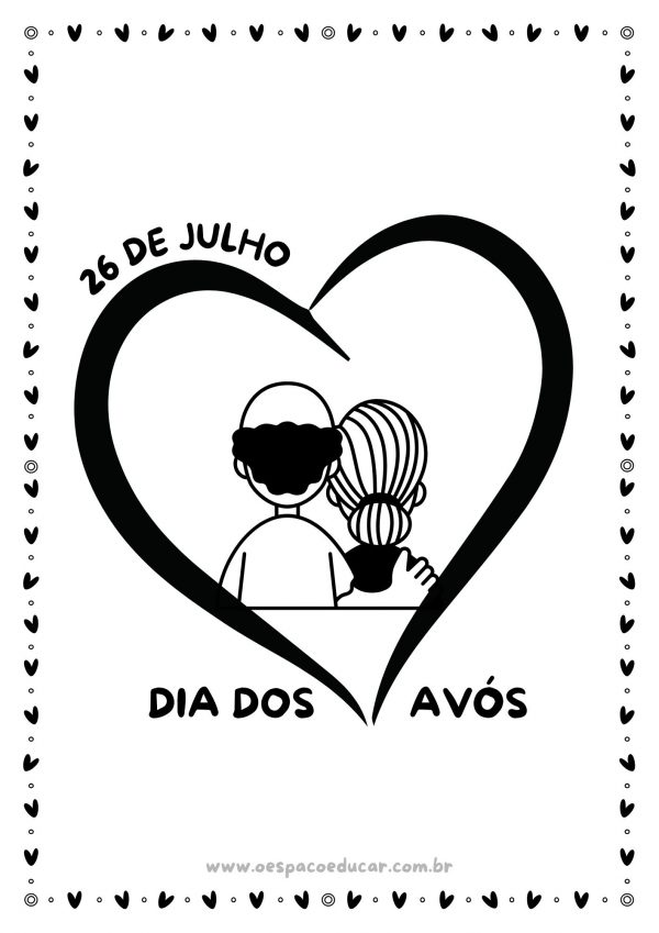 Dia dos avós: para colorir!