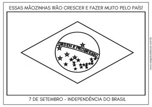 7 de setembro: pôster 3×3 para Educação Infantil!