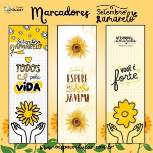 Setembro amarelo: marcadores!