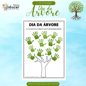 Dia da árvore: cartaz e atividade!