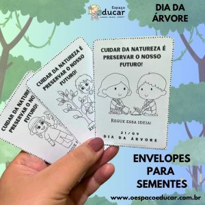 Dia da árvore: envelope com sementes!