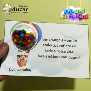 Cartão balão dia das crianças!