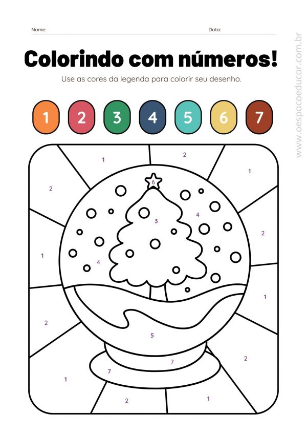 Educação Infantil: Natal e os números!
