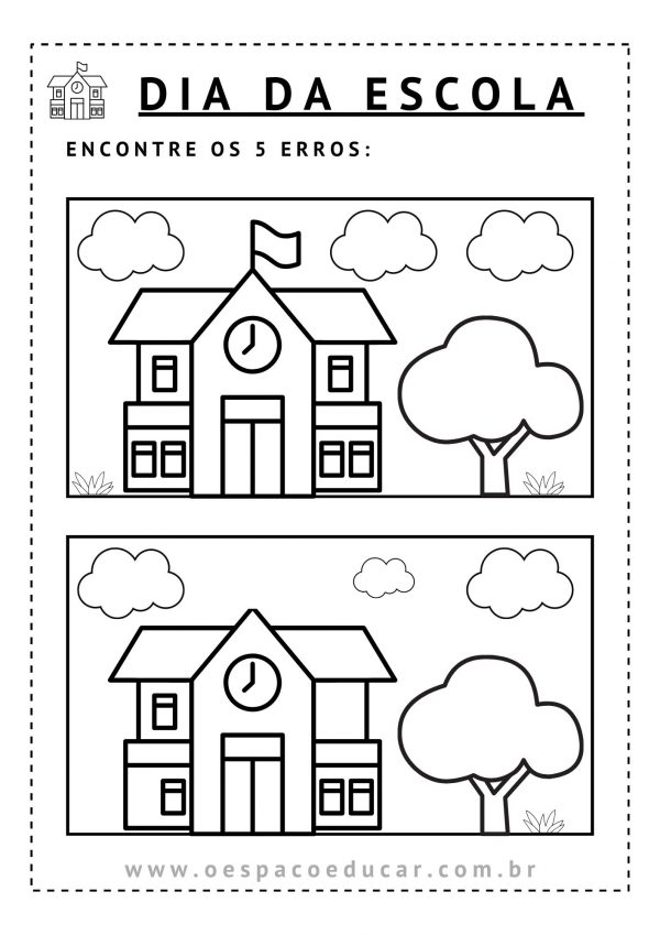 Dia da Escola: atividades de alfabetização!