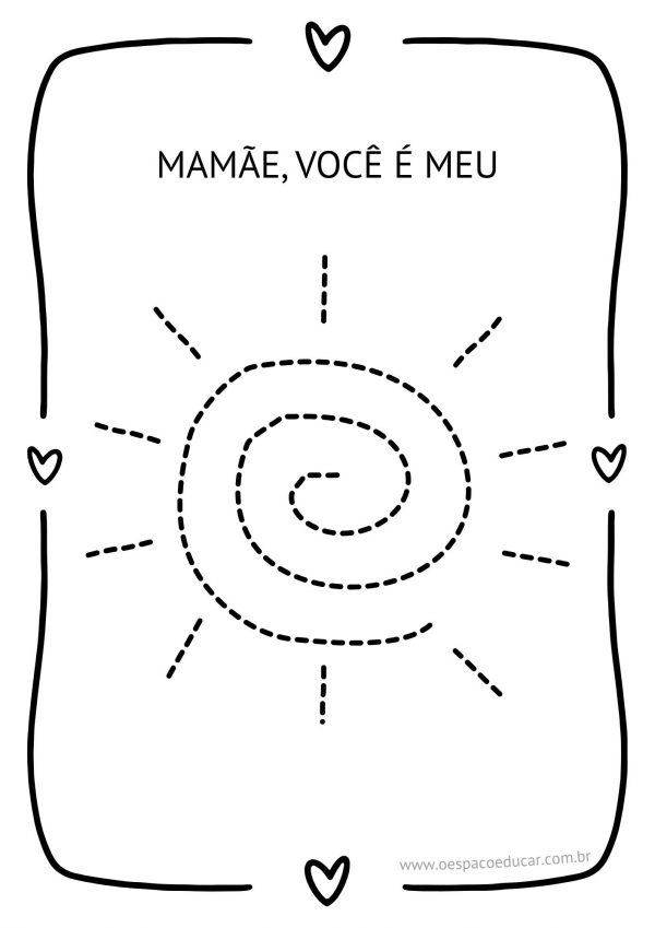 Dia das Mães: coordenação motora!