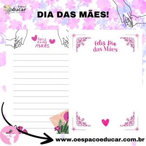 Dia das Mães: papéis de carta!