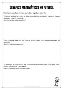 Copa do Mundo: desafios matemáticos!
