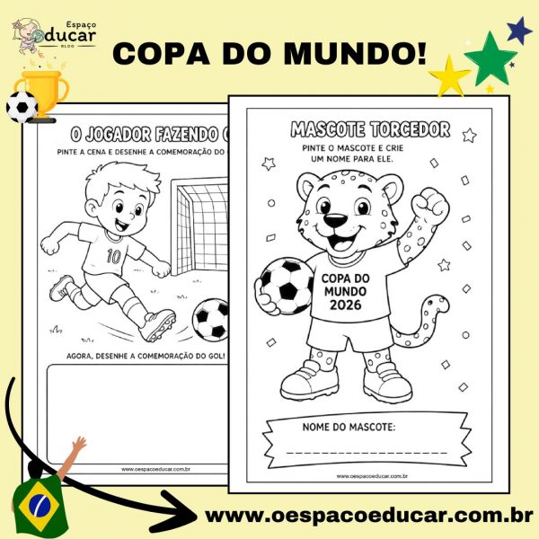 Atividades da Copa do Mundo para Educação Infantil!