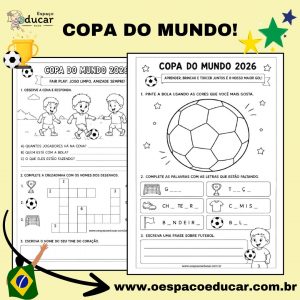 Copa do Mundo: Atividades de alfabetização!