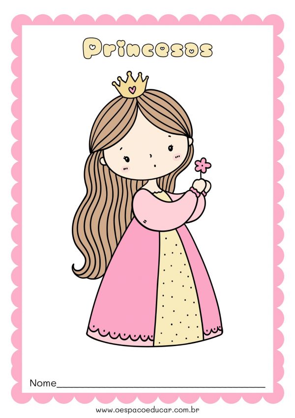 Para colorir: Princesas!