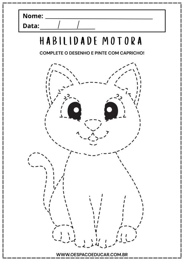 Atividades de habilidade motora com os animais!