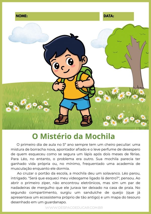 Interpretação: O mistério da mochila