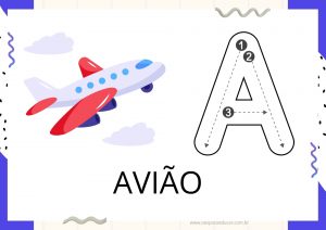 Cartazes divertidos das vogais!