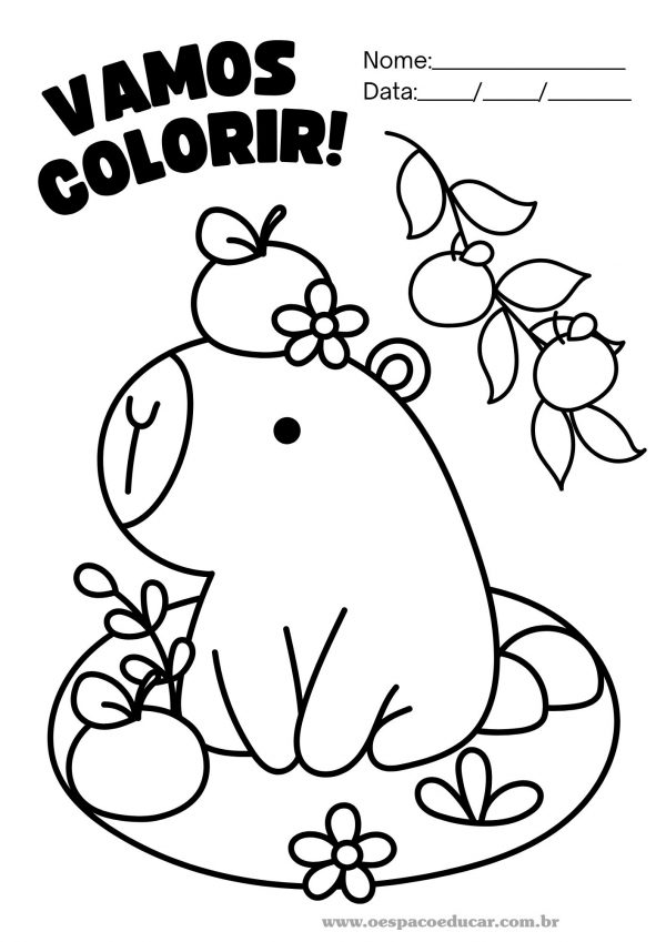 Para colorir: desenhos fofos!