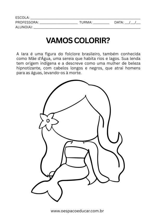 Os personagens do Folclore!