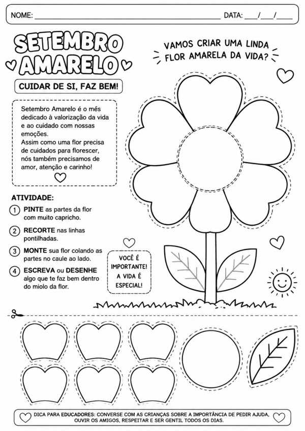 Setembro Amarelo na Educação Infantil!
