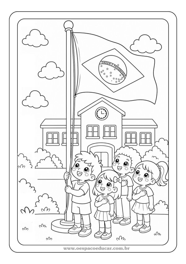 Para colorir: Independência do Brasil!