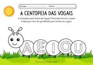 Centopeia das Vogais!