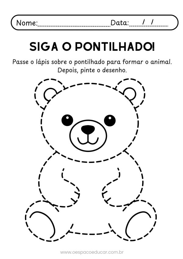 Pontilhados dos animais!