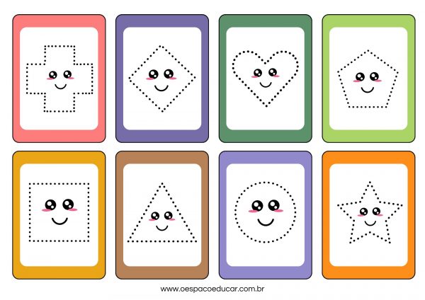 Cards das formas geométricas!