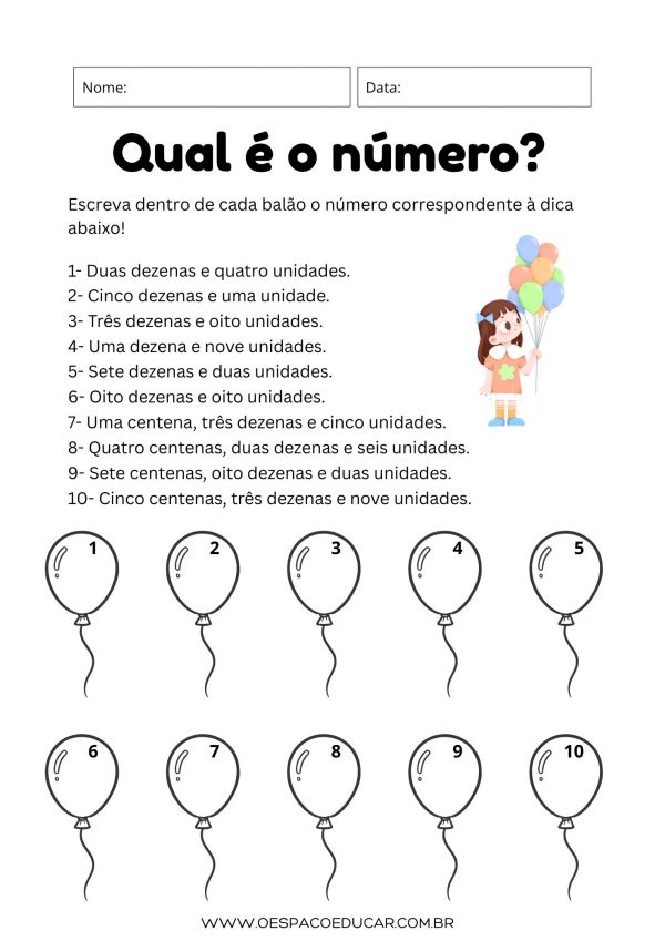 Ensino Fundamental: Qual é o número?