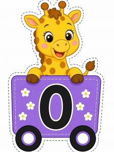Trenzinho dos números do 0 ao 9!