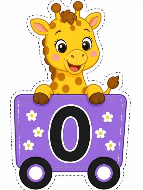 Trenzinho dos números do 0 ao 9!