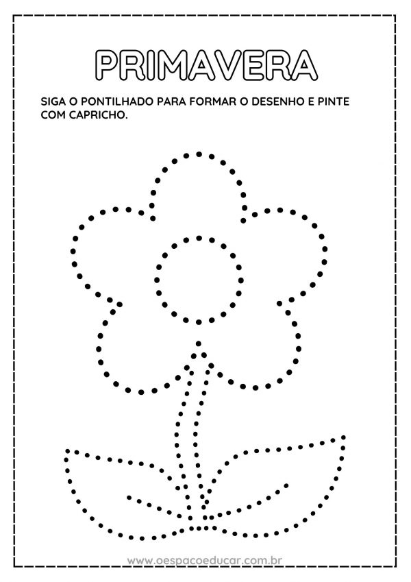 Primavera: complete o desenho!
