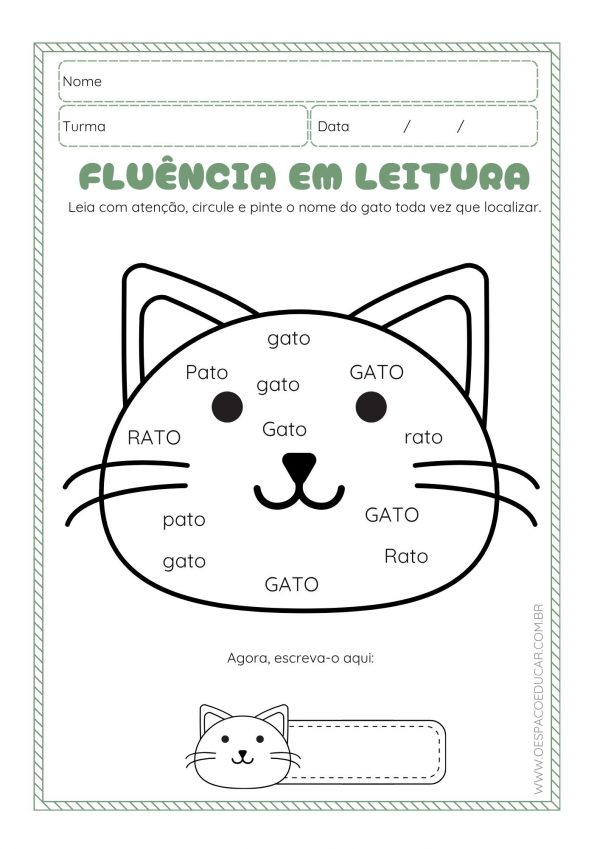 Fluência de leitura com os animais!