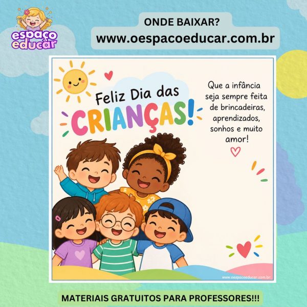 Dia das Crianças: Cartão comemorativo!