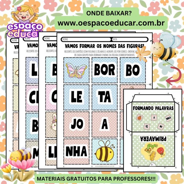 Primavera: formando palavras!
