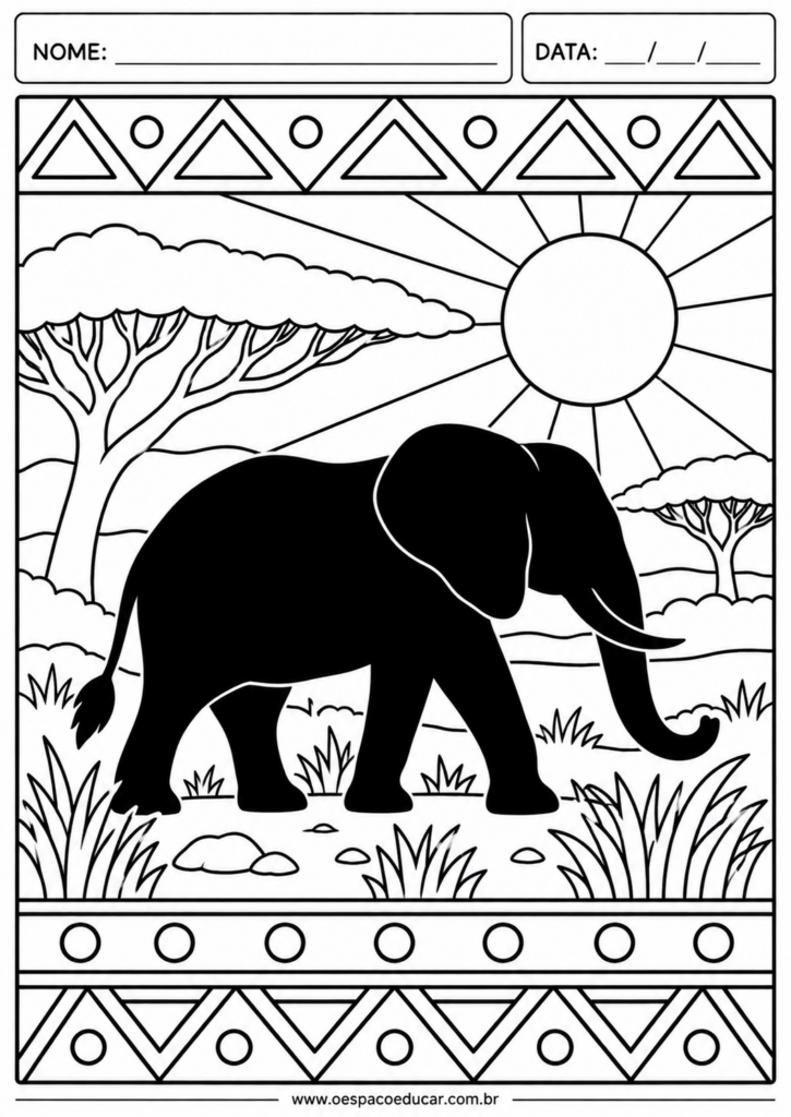Atividade de Safari com Elefante
