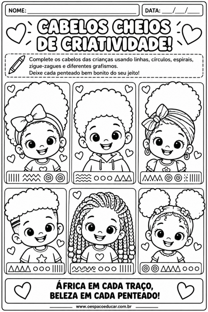 Cabelos Cheios de Criatividade
