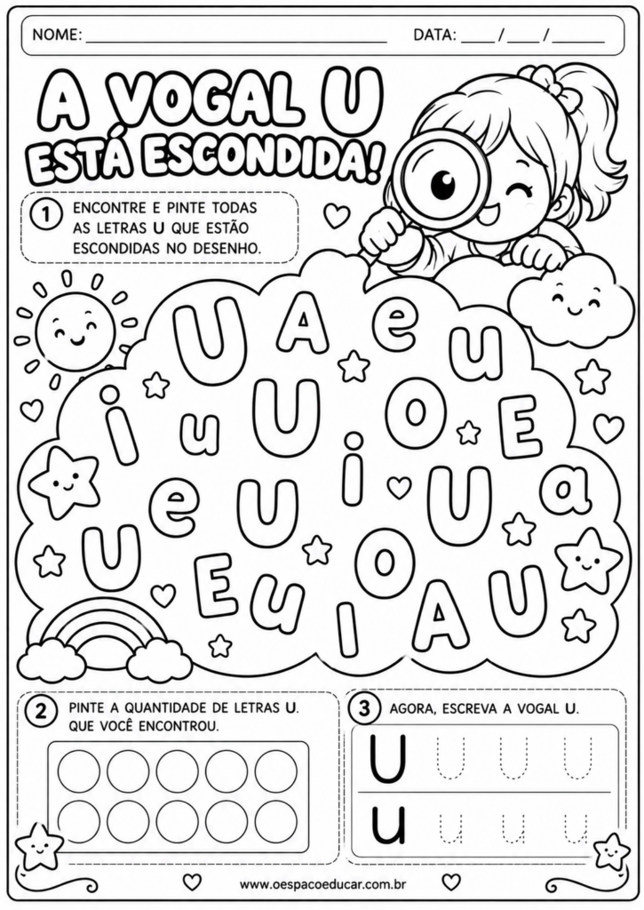 Caça à Vogal U