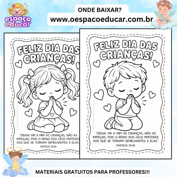 Dia das crianças: para colorir!