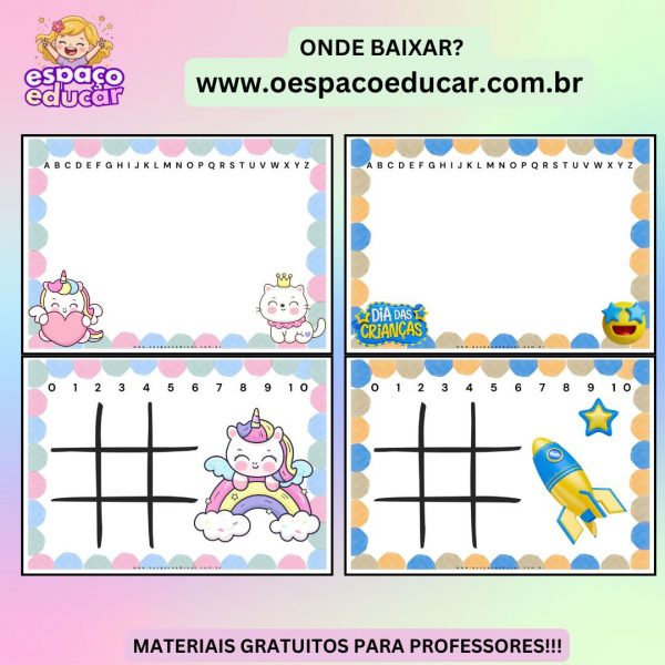Dia das Crianças: arquivo para lousinha mágica!