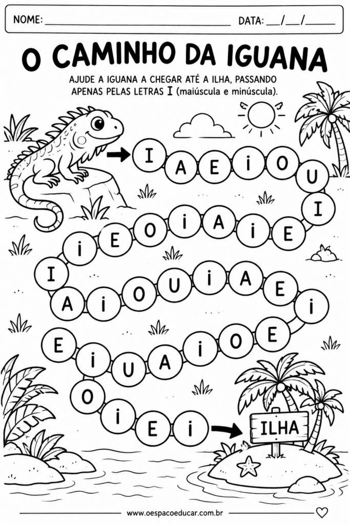 O Caminho da Iguana_ Letras I