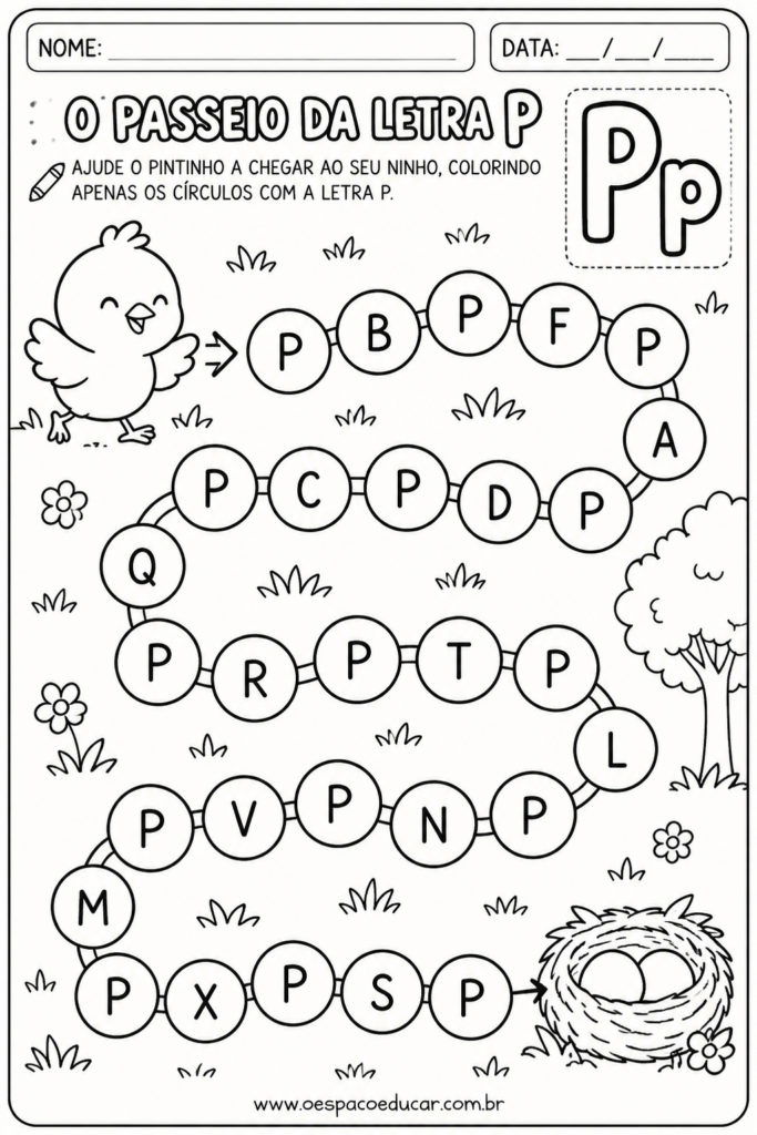 O Passeio da Letra P