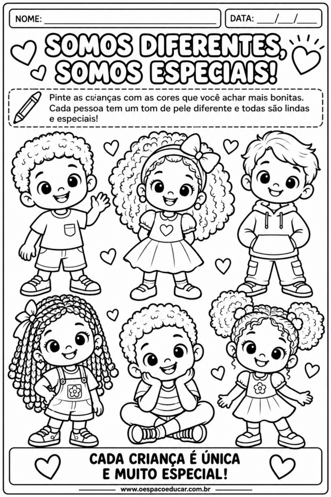 Somos diferentes, somos especiais